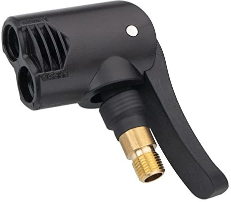 Dual Head Bike Track Pump - Tyre Air Pump with Valve Adapter & Multi-use Connector Head - Bike Replacement Accessories