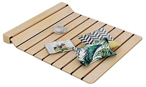 Klappbare Lattenroste für Queensbetten, Plattformbettrahmen, Vollholzmatratze, aufrollbarer Bunkie-Board-Ersatz für Kingsize-Bett/Couch/Etagenbetten/Tagesbetten, Belastung 200 kg (