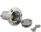 Boat Water Tank,Stainless Steel Boat Deck Fill Filler Fuel Tank Accessories replacement for Marine Yacht（Large）