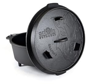 Origin Outdoors 179664 Grapen Feuertopf, Aluminium, Silber