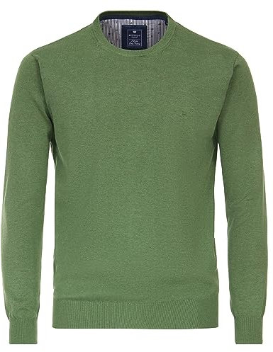 Redmond - Herren Pullover mit Rundhals-Ausschnitt (500), Größe:L, Farbe:Grün (629)
