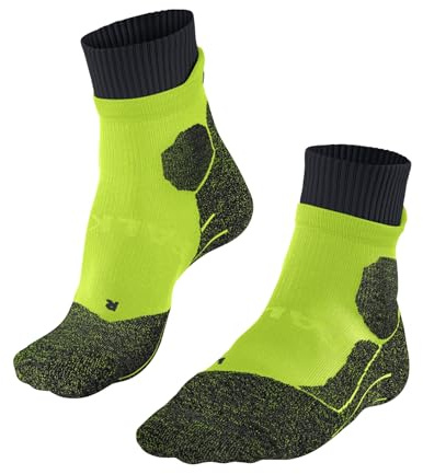FALKE Herren Laufsocken RU Trail M So Funktionsmaterial antiblasen 1 Paar, Grün Matrix 7316, 42-43