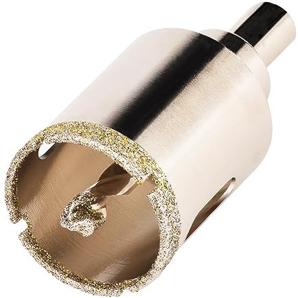 GUOQEE 42mm Diamond Drill Bit, Tile Hole Cutter Glass Hole Saw for Porcelain Tiles Ceramic Marble Granite Quartz Gemstone
