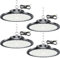 LED UFO Industriebeleuchtung - 4 Stück 100W 10000LM LED Hallenstrahler , IP65 Wasserdicht und 50CM Länge, 7000K Hallenbeleuchtung LED für Baustelle, Lager, Fabrik, Hof Innen und Außenbeleuchtung