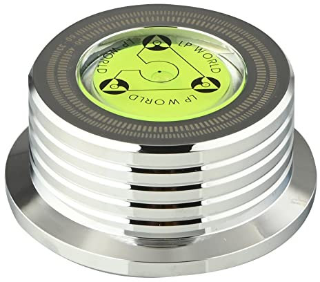 Yeruvce Aluminium Vinyl Record Gewicht HiFi 50HZ LP Scheibe Stabilisator Plattenspieler Vinyl Aluminiumlegierung Gewicht Klemme