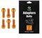 Tornillos roscados de fijación para pinza de freno de disco de bicicleta, 6 piezas, M6 x 18 mm (naranja)