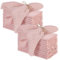 Serviettes de Table en Gaze de Coton Rose 32x32cm, 24 pièces, torchon réutilisable, décor de Table pour fête de Mariage, noël, bavures rétro