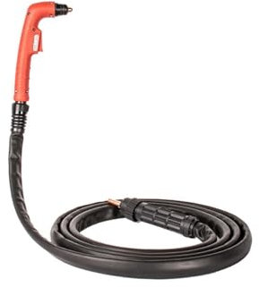 S45 Plasmaschneider-Verbrauchsmaterial-Brenner, komplettes 4-m-Kabel, Pilotlichtbogen mit zentralem Anschlussadapter