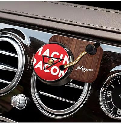 MSDDWL Car air outlet decoration Car Air Freshener Record Player Turntable Auto Perfume Clip Vinyl Phonograph Air Vent Outlet Aromatherapy Clip Car Accessories Car exhaust port decoration