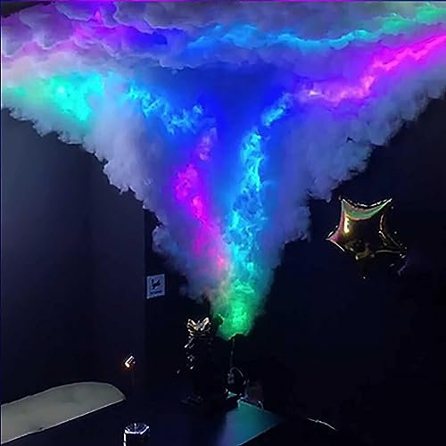 Cloud Light Thundercloud LED 3D Cotton Lightning Colorful Night Light with App Control - Gaming Room Club DJ Party Light