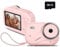 ydi Digitalkamera 48MP Autofokus Anti-Shake Kamera mit 16X Zoom, 4K UHD Videokamera, 32GB Karte, Kompakte Tragbare Vlogging-Kamera für Teenager Kinder Mädchen Jungen – Rosa