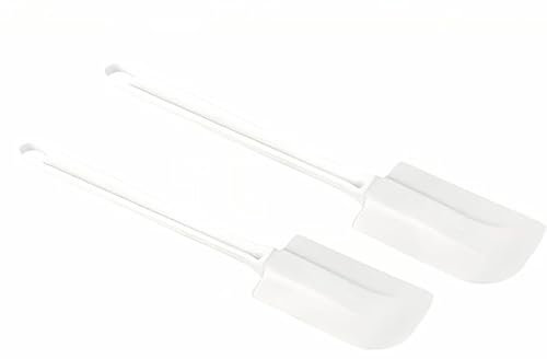 Spatule en Silicone Professionnelle - 2PCS Maryse Pâtisserie en Caoutchouc Résistante à la Chaleur, Grattoir Flexible et Antiadhésif pour Mélanger, Remuer et Racler en Cuisine
