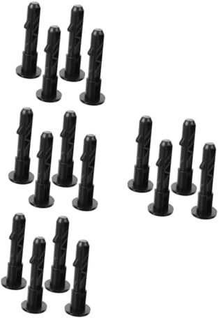 POPETPOP 4sets Garbage Can Locking Trash Can Lid Locking Kit Plastic Latches for 120l Bins 4pcs*4