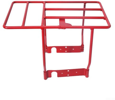 Support arrière de trottinette électrique en fer robuste, compatible avec les modèles Xiaomi M365/Pro (rouge)