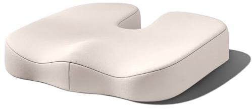 Orthopädisches Sitzkissen, Sitzkissen für Bürostuhl und Auto, Sitzkissen Stuhl, Sitzauflage Bürostuhl, Steißbeinkissen, Sitzpolster,Beige