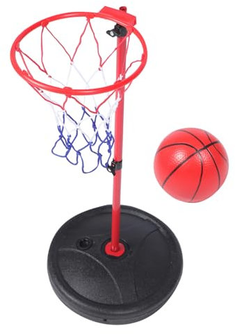 FUNNETOYU 1Ensemble Panier de Basketball Flottant pour Piscine Jeux Aquatiques avec Ballon et Inflateur Design Amovible pour Intérieur et Extérieur