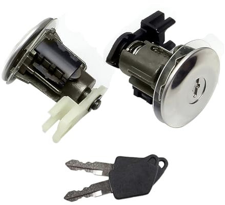 Partsline 2 barillets de serrure de porte avant avec 2 clés Compatible avec Saxo (1996-2004), ZX (1991-1998) équivalent à 9926.X2, 9926X2
