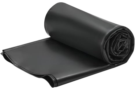 VEVOR Roll Roofing, 15 x 30 ft, 45 mil EPDM Rubber Roofing, Long Lifespan & Weather-Resistant, Withstands Harsh Temperatures, Flexible & Easy Installation, Roof Underlayment for RVs, Roofs, Ponds
