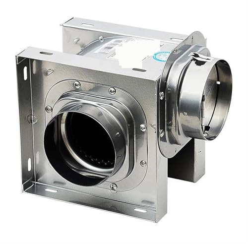 RDVXI Ventilatori centrifughi, Ventilatore centrifugo silenzioso for piccoli ambienti domestici in acciaio inox, potente ventilatore di scarico, ventilatore di scarico