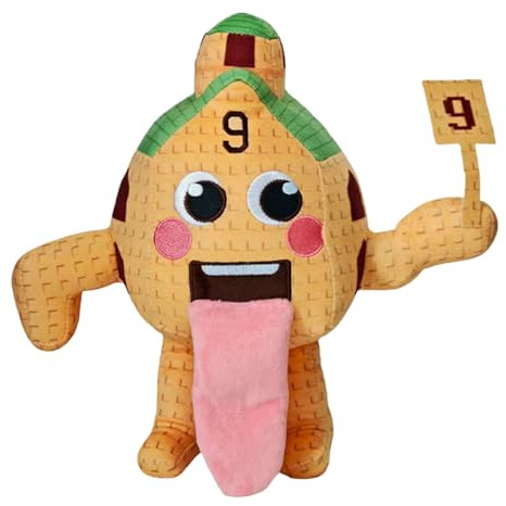 CRGANGZY Coussin en Peluche Voler Un Cerveau » Numéro 9 Jouet en Peluche Amusant et Mignon pour Enfants et Adultes, Plants Vs Brainrot, 67 Peluches Brainrots pour Les Fans de Jeux, Filles et garçons