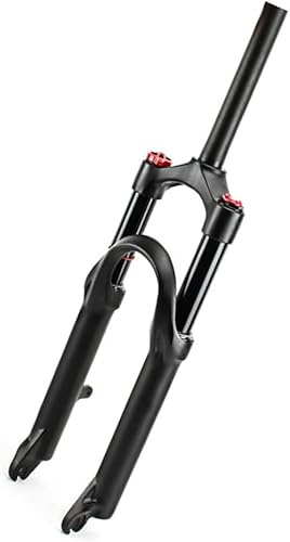 KJHFD Forcella Biciclette Forcelle Ammortizzate per Mountain Bike Pollici Air Gas Corsa 1 1/8u201d Tubo Dritto 9mm HL