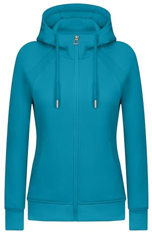 KEBORUILA Hoodie Damen Sweatjacke Kapuzenpullover Sweatshirt Kapuzenjacke Mit Kapuze Reißverschluss Fleece Oberteile