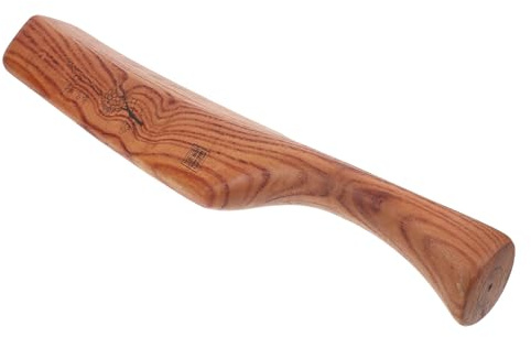SOLUSTRE Traditional Chinese Wood Laundry Hammer 40cm Large Wooden Clothes Washing Paddle for Hand Washing Clothes Manual Laundry Tool Household Cleaning Aid