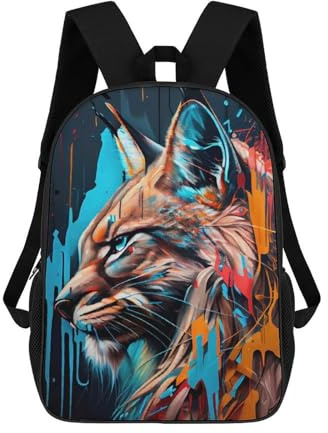 sinyumoney LYNX Panorama Set Left 1 Schulrucksack, Wasserabweisender Schulrucksack, Business-Rucksack – Perfekt Für Reisen, Arbeit Und Den Täglichen Gebrauch 17inch