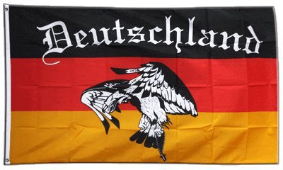 Flaggenfritze Fahne/Flagge Deutschland 6 + gratis Sticker