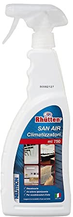 San Air Detergente Igienizzante Climatizzatori, Filtri, Componenti, Unità Esterna, Elimina Cattivi Odori, 750ml spray no gas
