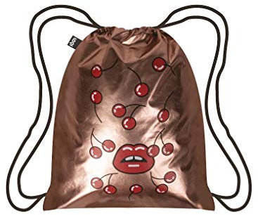 LOQI Backpack METALLIC Rose Gold Pop Backpack