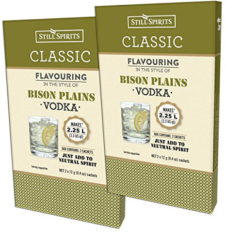 2X Still Spirits Classic Bison Plains Vodka Premium Essence Flavours 2.25L