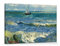 1art1 Vincent Van Gogh Poster Das Meer Bei Saintes- Maries-de-la-Mer, 1888 Bilder Leinwand-Bild Auf Keilrahmen | XXL-Wandbild Poster Kunstdruck Als Leinwandbild 120x80 cm