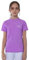 TIZAX Mädchen Kurzarm UV Schwimmshirt Kinder Badeshirt UPF50 + Schnelltrocknend Rashguard Helles Violett 9-10 Jahre/134-140