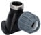 STEMAX-Wassertechnik: PP-Klemmverbinder, Winkel 90° klemm x IG mit Wandscheibe, PN16, Trinkwasserzertifiziert, DVGW (20mm x 1/2)