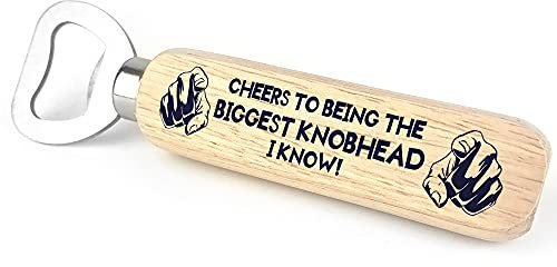 Funny Rude Gift for Dad Brother Uncle Birthday Christmas Bottle Opener Gift for Him