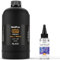 Nicpro Jet Black Color Acrylic Pour Paint, 33.8 Ounce Pre-Mixed Pouring Paint Supplies with Silicone Pour Oil & Gloves for Canvas, Rock, Wood Cell Creation Flow DIY Art Painting, Ready to Pour