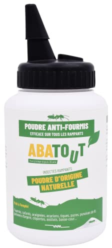 ABATOUT - Poudre anti-fourmis - usage intérieur et extérieur - 200 g | Action polyvalente pour traiter les zones infestées - application facile sur les lieux de passage