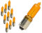 CARALL 10 Pezzi Lampada Alogena 12V Per Auto (H21 BAW9s HY21W 12V 21W Amber)