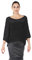 creazioni unique Poncho Maglia Pop Donna Elegante da Cerimonia o Sera - Maglia Donna Autunnale e Primaverile in Viscosa Termica a Maglia Larga con Essenza di Fiore di Ciliegio (Nero)