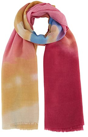TOM TAILOR Damen 1035841 Batik Schal, 31647-Nouveau Pink, Einheitsgröße
