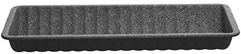 Tognana Premium Bakery Stampo Plum Cake Ondulato 30x10 cm, Acciaio Al Carbonio Grigio
