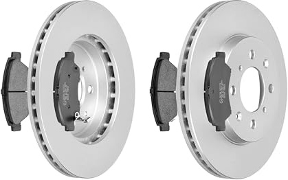 F.BECKER_LINE BREMSSCHEIBEN Ø258MM + BREMSBELÄGE VORNE FÜR HONDA JAZZ II III