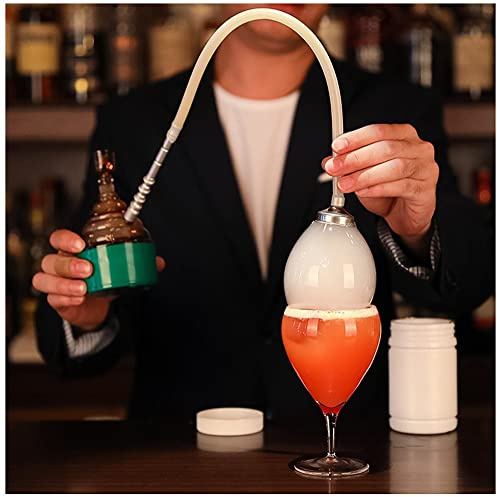 REMEK Cocktail Raucher Set, Handheld Rauchblase Pistole Rauch Infuser Getränke Rauchen Pistole Werkzeuge Set Lebensmittel Küche Für Party Bar