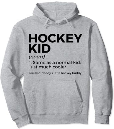 Hockey Kid Definition Eishockey Feldhockey Pullover Hoodie