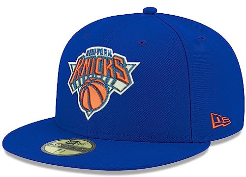 New Era NBA 59FIFTY Team Color Authentic Collection Fitted On Field Game Cap Hat, New York Knicks, 56 EU