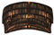 IUBBKI Bibliothek Bücherregal Buch Italien Flagge Drucken Visier Sonnencreme Hut Leeres Oberteil Stilvolle Sommerkappe für Teenager Erwachsene Hut