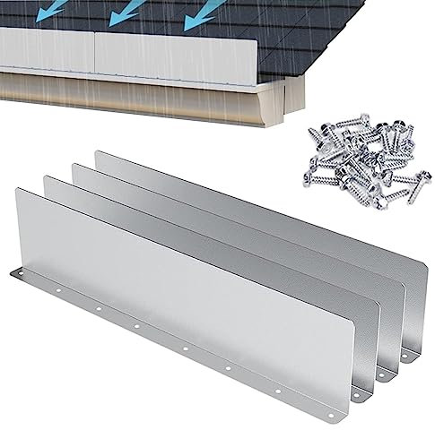 Fallrohr-Dachregenumlenker,Dachrinnenspritzschutz - Dachrinnenschutz, Regenumlenker für Dach, Fallrohrumlenker, 4 Stück/Set, Regenrinne, Fallrohrverlängerung, Spritzschutz, Dachregenumlenker