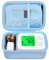 Elonbo Carrying Case for iHealth Track Smart Upper Arm Blood Pressure Monitor, Wireless Bluetooth Blood Pressure Monitor Travel Protective Bag Storage Holder, Mesh Pocket fits Range Cuff, Blue