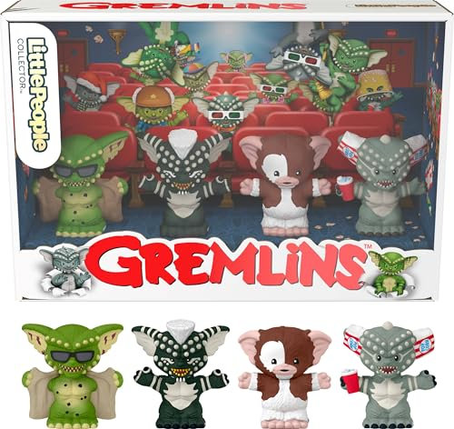 Little People Collector Gremlins Movie Special Edition Set in Displaybox für Erwachsene und Fans, 4 Figuren